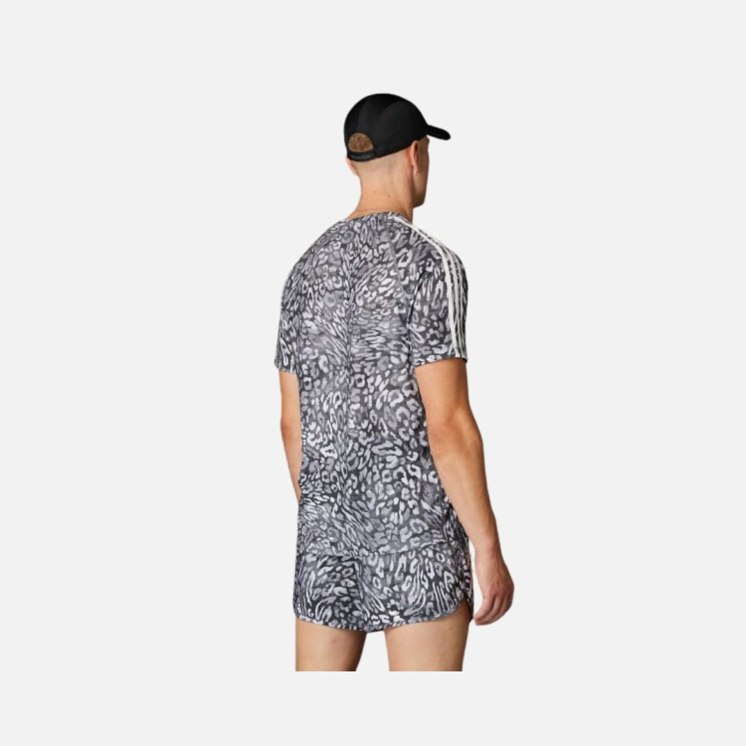Adidas Own The Run CLIMACOOL 3-Stripes Tee