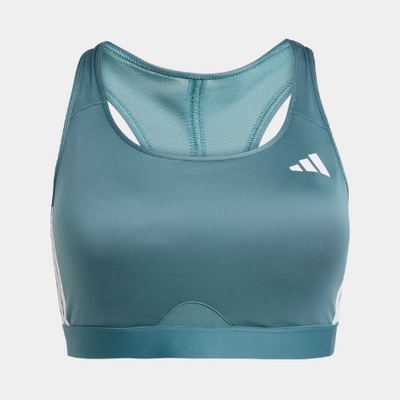 Adidas Powerreact Train Medium-Support 3-Stripes Bra- teal