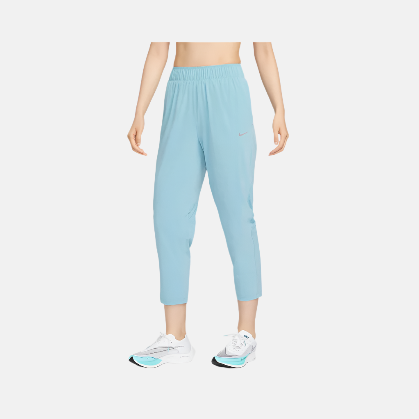 Nike Dri-FIT Fast Women's Mid-Rise 7/8 Running Trousers -Denim Turquoise