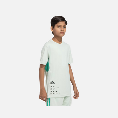 Adidas B Adi 3s Graphic Kids T-shirt (7-16 years) -Linen Green