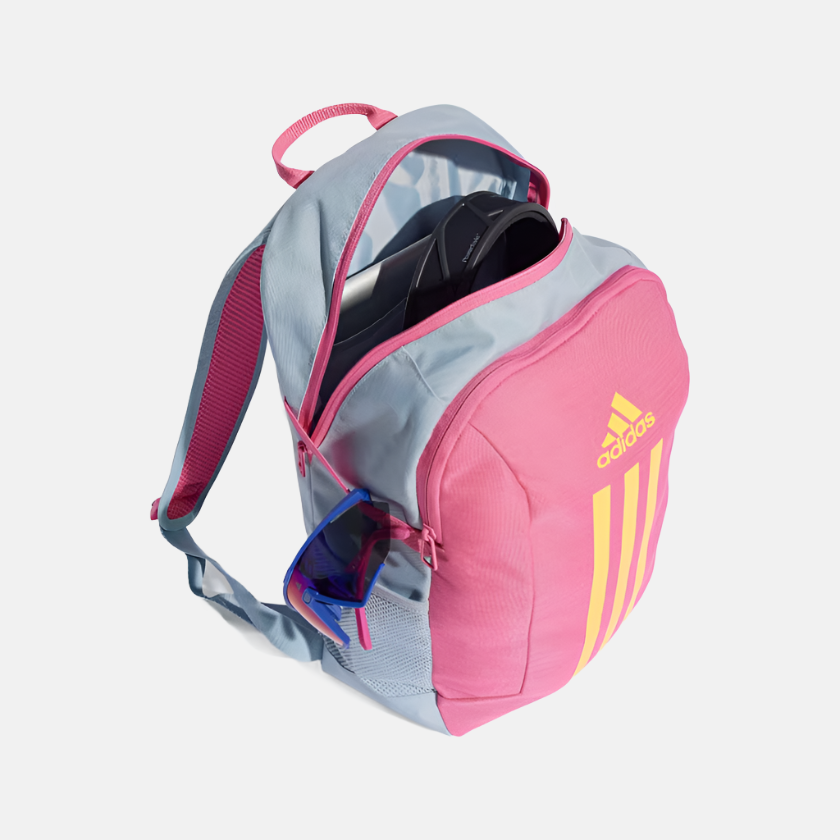 Adidas Power Kids Unisex Training Backpack -Wonder Blue/Pulse Magenta/SparkPreloved Ink/Arctic Fusion/Arctic Fusion