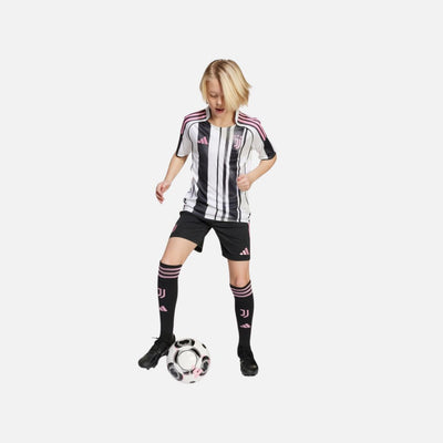 Adidas Juventus 25/26 Home Shorts Kids BLACK
