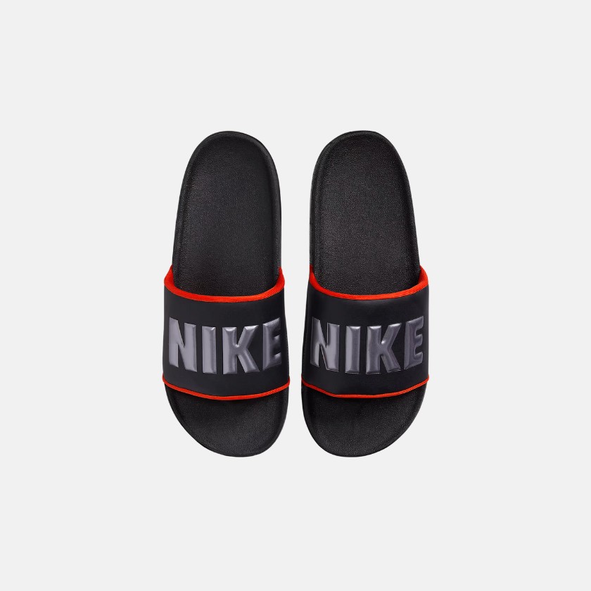 Nike Offcourt Men’s Slides – Dark Smoke Grey/Picante Red
