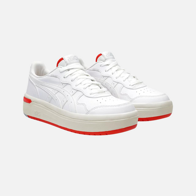 Asics Japan s Stack Unisex Lifestyle Shoes - White/Cherry Tomato