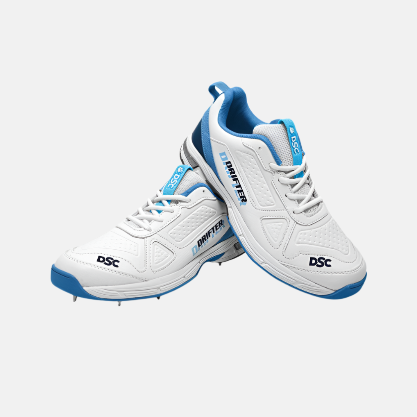 DSC Drifter Men's Cricket Shoes -Blue/White