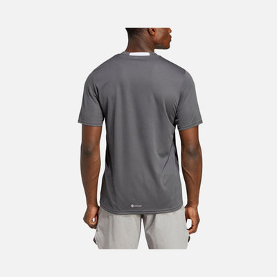 Adidas AEROREADY Designed for Movement Tee Grey Five / White Men