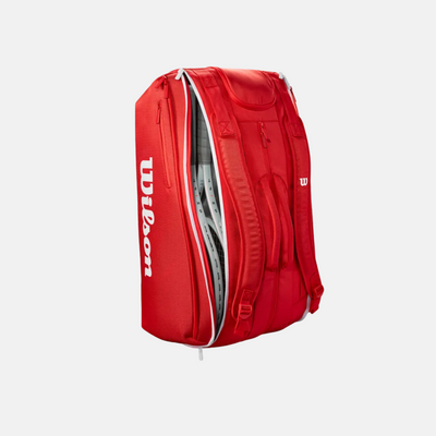 Wilson Super Tour 15 Pack Tennis Bag – Red