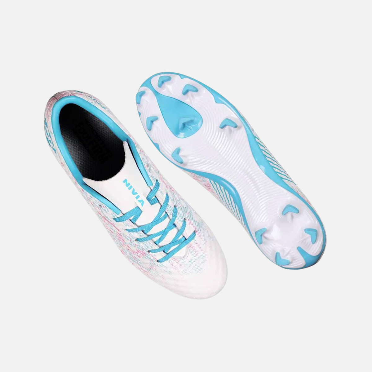 Nivia Oslar 3.0 Unisex Football Studs -White