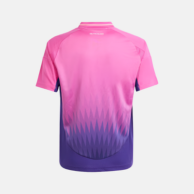 Adidas Germany 24 Away Kids Boy Football Jersey (7-16 Years) - Semi Lucid Fuchsia/Team Colleg Purple