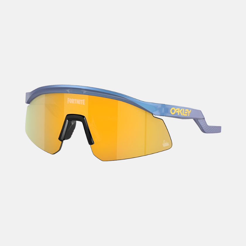 Oakley HydraFortnite Matte Cyan Blue Clearshift/Prizm 24K Lenses