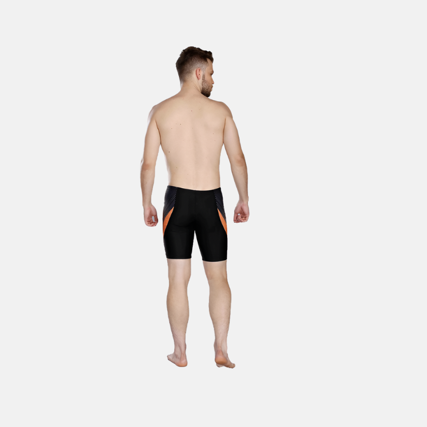 Airavat Fierce Men's Swimming Jammer -Black/Orange