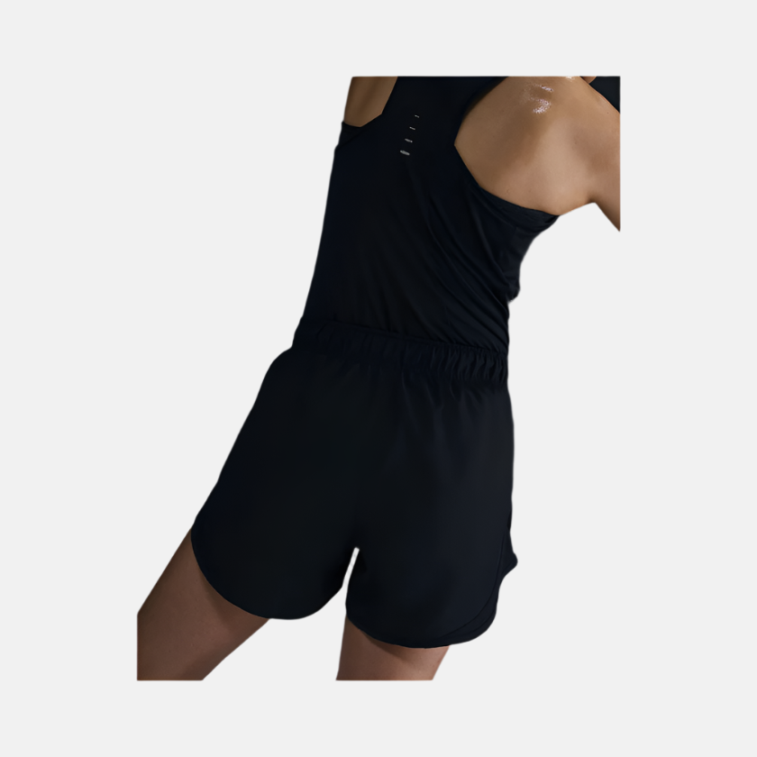 Nike Tempo Dri-FIT Mid-Rise Brief-Lined Women's Running Shorts -Black/Black/Black