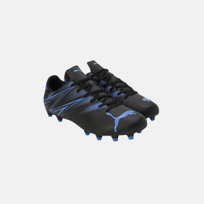 PUMA Men’s ATTACANTO FG/AG Football Shoe – Black-Bluemazing