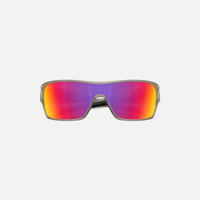 Oakley Sunglass Turbine Rotor prizm road Lenses with matte transparent grey ink Frame