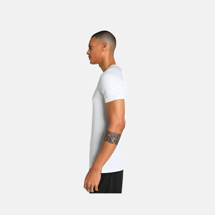 Puma x one8 Men's Seamless Training T-shirt -White-Silver Mist