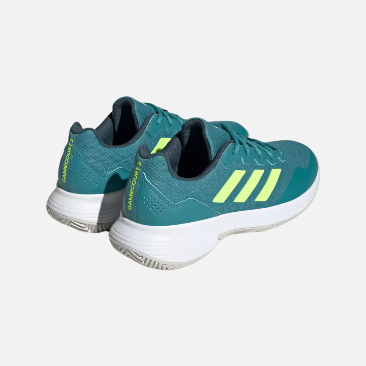 Adidas Gamecourt 2.0 Men's Tennis Shoes -Arctic Fusion/Lucid Lemon/Cloud White