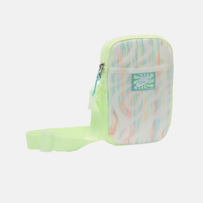 Nike Heritage Cross-Body Bag (Small, 1L) - Barely Volt/White/Dusty Cactus