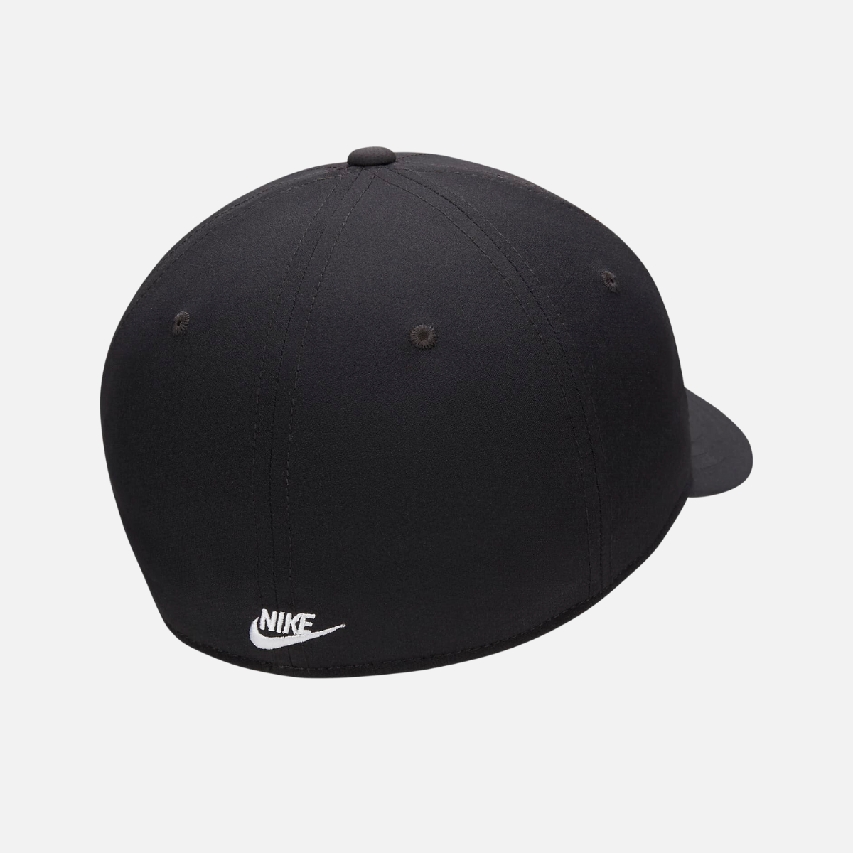 Nike Rise Structured SwooshFlex Futura Cap -Black/Anthracite/White