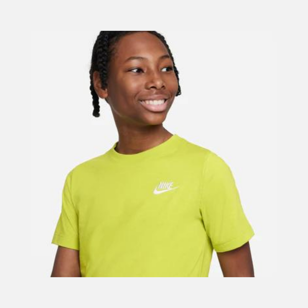 V Neck Lime Green Nike Shirt Women's Nike Sportswear Kids T
