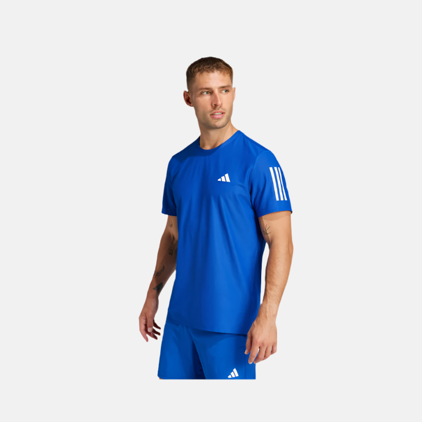 Adidas Own The Run Men's Running T-shirt -Royal Blue