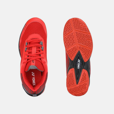 Yonex V100‑I Badminton Shoes – Red Velvet / Night Shadow