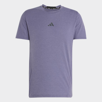 Adidas Designed for Training Workout Mens Tee - VOILET