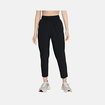 Nike Fast Women's Dri-FIT Mid-Rise 7/8 Running Trousers - Black/Concord