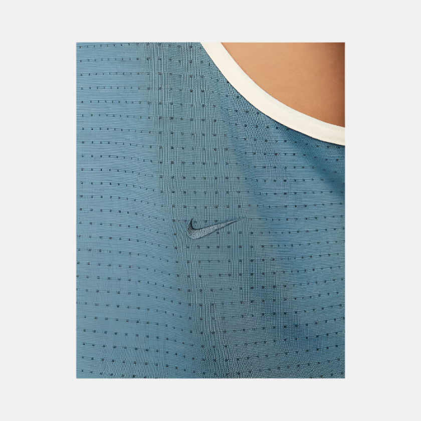Nike Heritage Men's Dri-FIT Fitness Tank Top - OFFWHITE/BLUE
