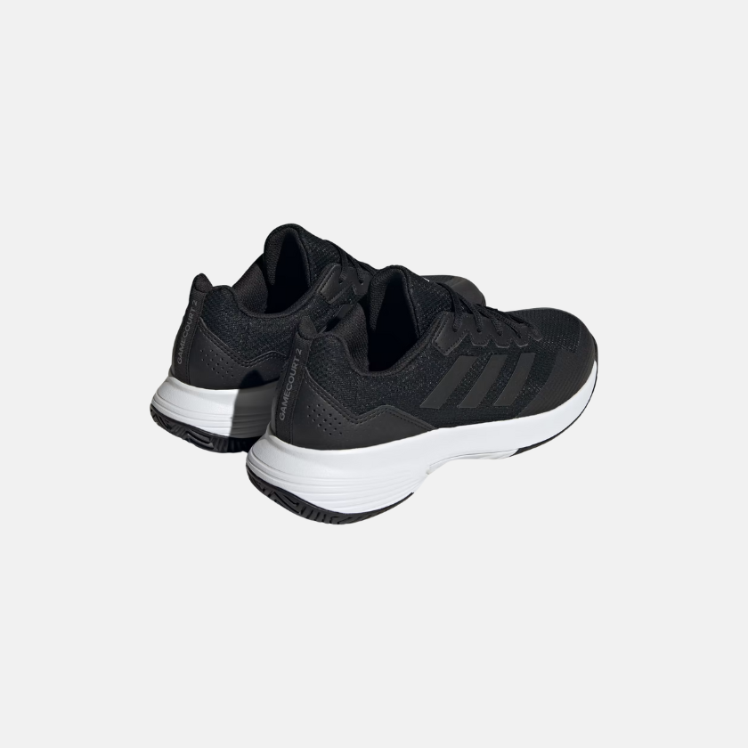 Adidas Men’s Gamecourt 2.0 Tennis Shoes - Core Black/ Core Black/ Grey Four