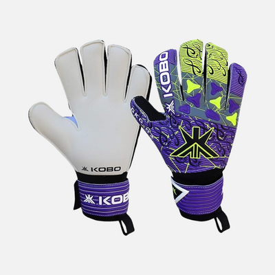 Kobo GKG-03 Football Goal Keeper Gloves Adult -Purple/Green