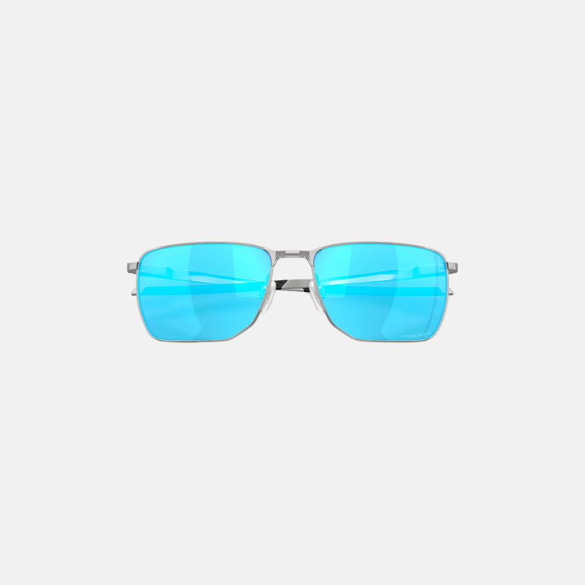 Oakley Ejector – Satin Chrome / Prizm Sapphire