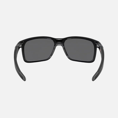 Oakley Portal X Sunglasses Polished Black/Prizm Black Polarised Lenses