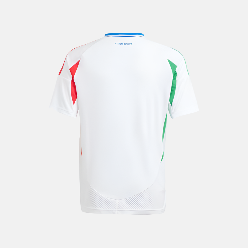 Adidas Italy 24 Away Kids Football Jersey (7-16 Years)-White