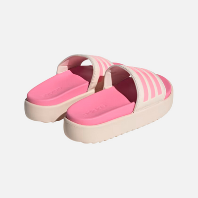 Adidas Adilette Platform Women Slides -Wonder Quartz/Beam Pink/Taupe Met.