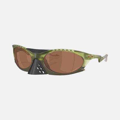 Oakley Plantaris Sunglasses Matte Transparent Fern/Prizm Tungsten Lenses