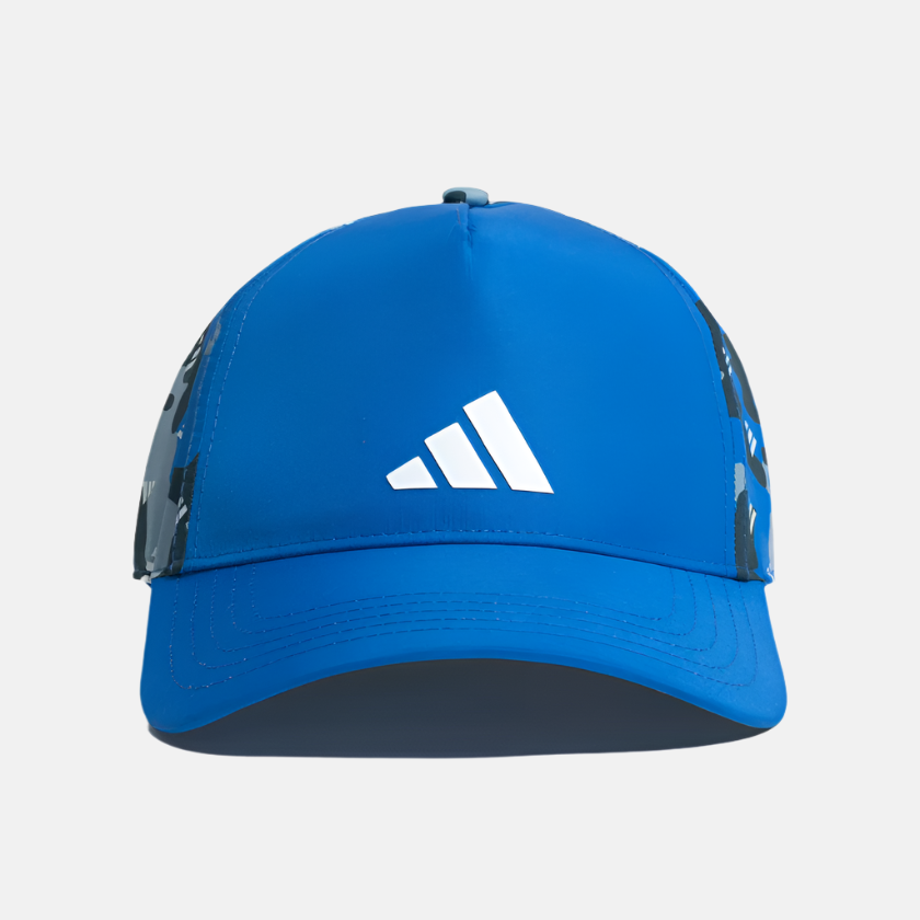 Adidas Training Performance All Over Print Logo Cap -Bright Royal