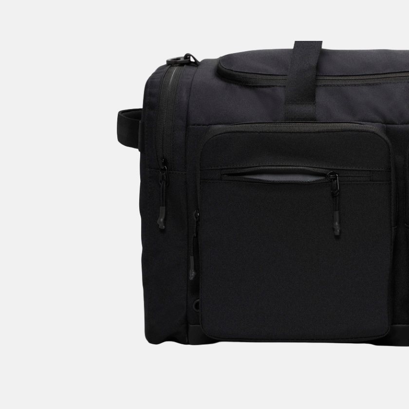 Nike Utility Power 2.0 Duffel Bag 51L – Black/White & Desert Khaki