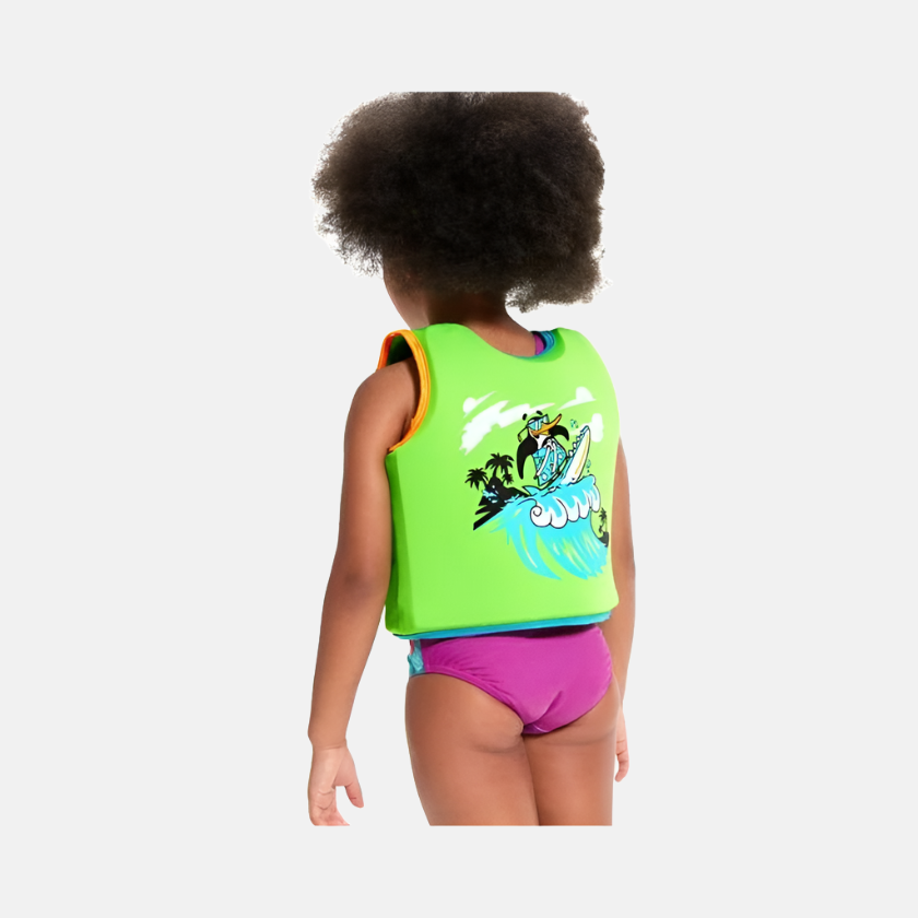 Speedo Infant Character Printed Float Vest 6 Month -Green/Blue