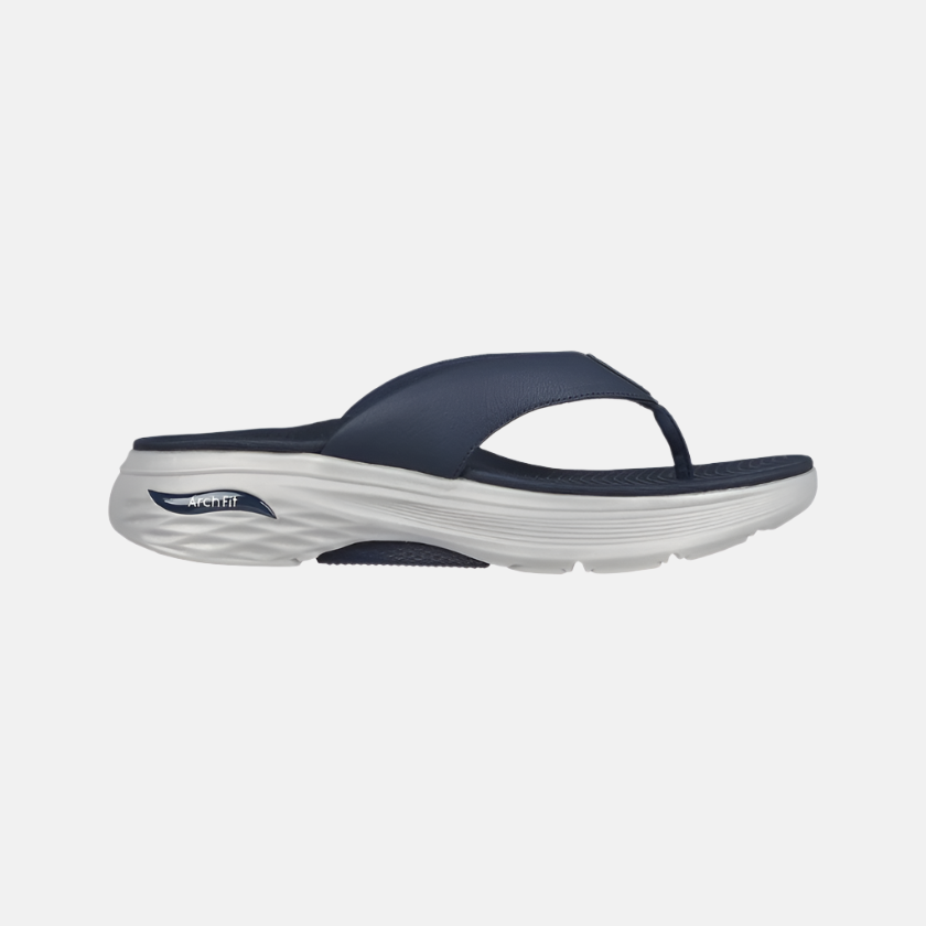 Skechers Max Cushioned Arch Fit Prime Men's Slide -Navy