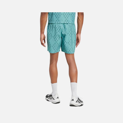 Adidas Club Tennis Climacool Graphic Shorts Powder Teal / Preloved Teal Men
