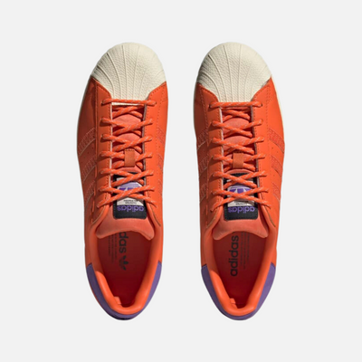 Adidas Superstar Men Original Shoes -Semi Impact Orange/Craft Orange/Purple Rush