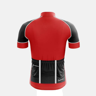 Triumph Men's Cycling Cadance Jersey -Red/Black