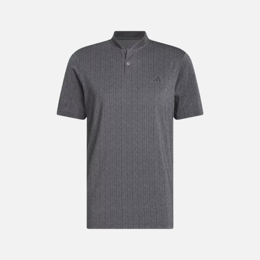 Adidas Ultimate 365 Printed Men's Golf Polo Shirt -Grey Six/Black