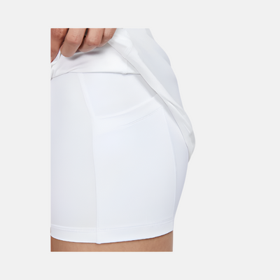 Nike Victory Dri-FIT Straight Women's Tennis Skirt -White/Black