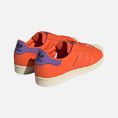 Adidas Superstar Men Original Shoes -Semi Impact Orange/Craft Orange/Purple Rush