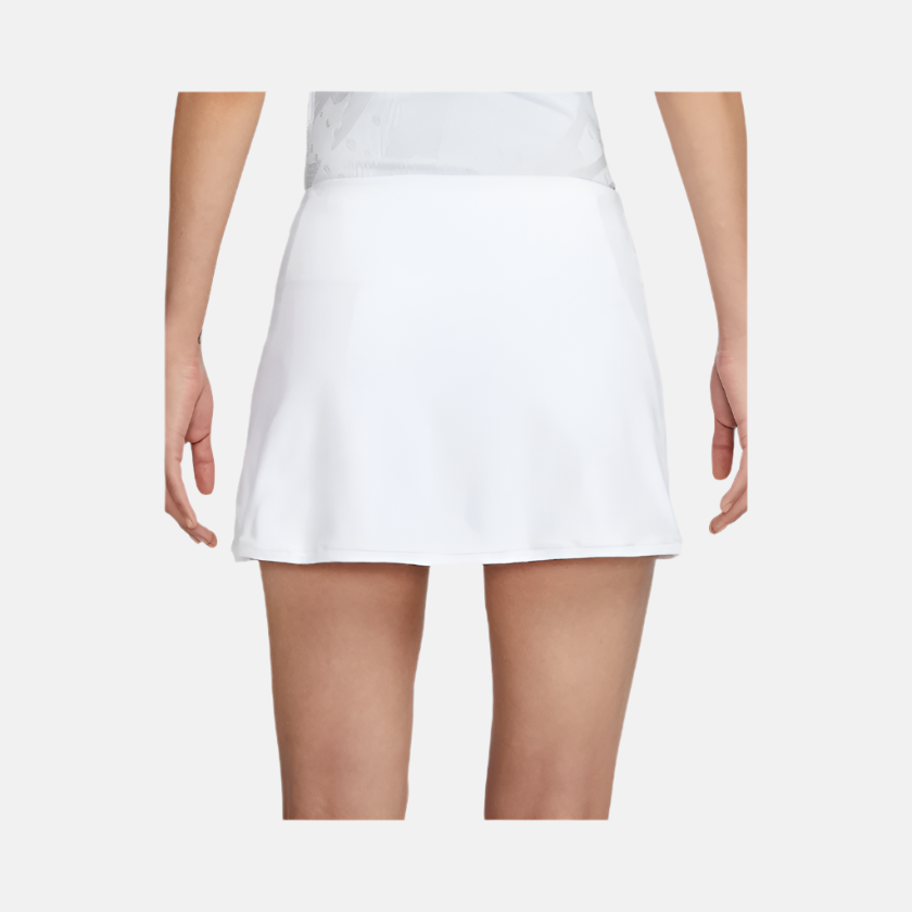 Nike Victory Dri-FIT Straight Women's Tennis Skirt -White/Black