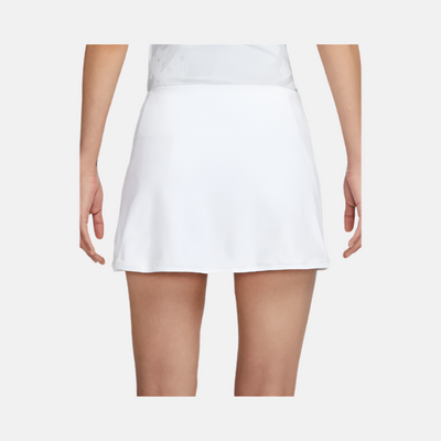 Nike Victory Dri-FIT Straight Women's Tennis Skirt -White/Black