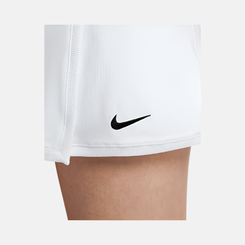 Nike Victory Dri-FIT Straight Women's Tennis Skirt -White/Black