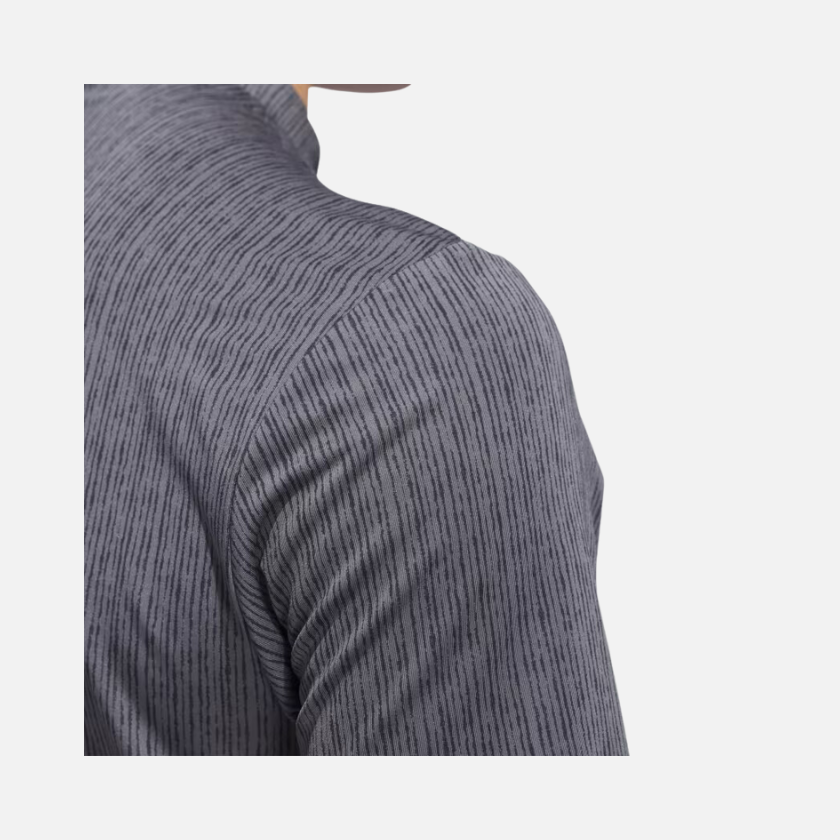 Adidas Ultimate 365 Printed Men's Golf Polo Shirt -Grey Six/Black