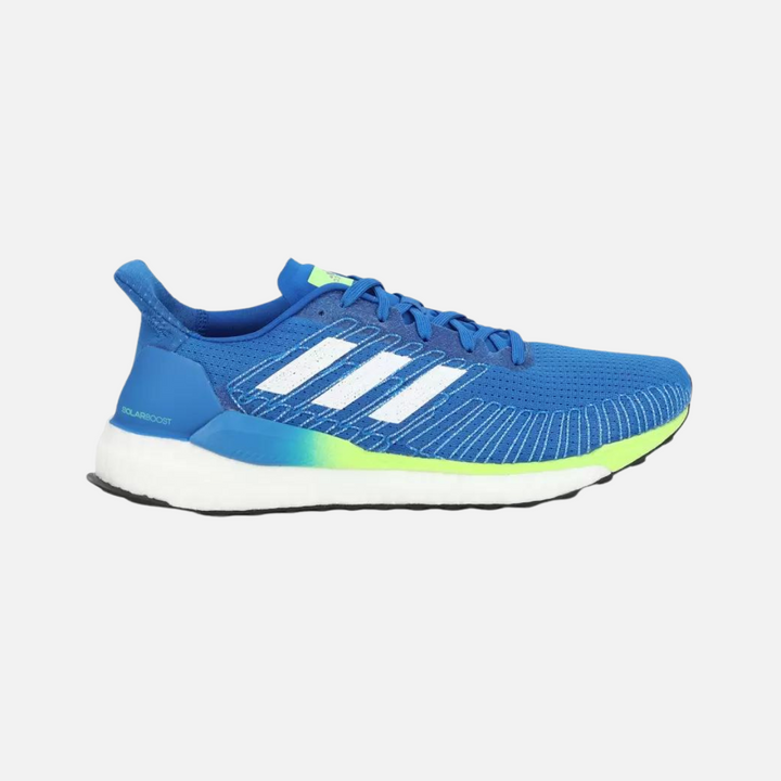 Adidas Men Solar Boost 19 Men's Running Shoes -Glory Blue/White/Green